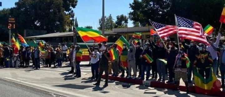 Ethiopians in Los Angeles Express Support to Law Enforcement Operation in Tigray