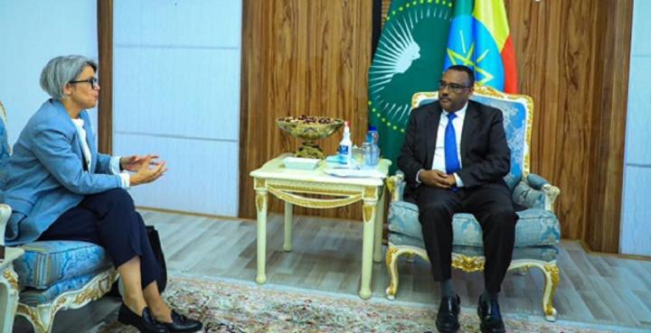 DPM & FM Demeke Confers with EU Special Envoy for Horn of Africa DPM & FM Demeke Confers with EU Special Envoy for Horn of Africa