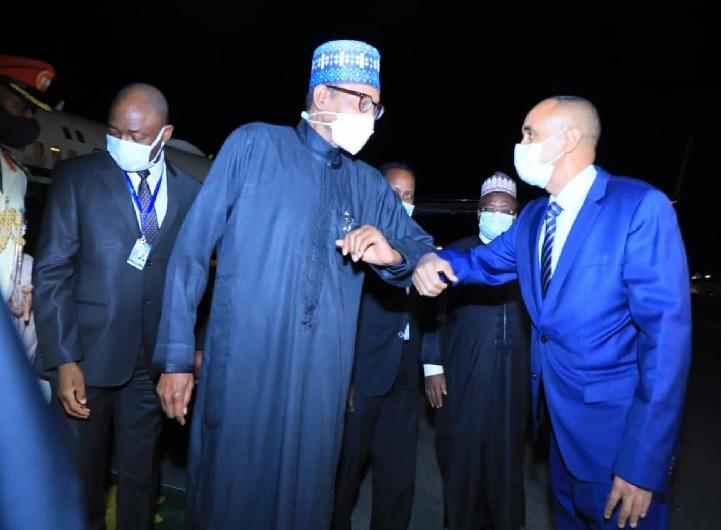 The Nigerian President Arrives in Addis Ababa The Nigerian President Arrives in Addis Ababa