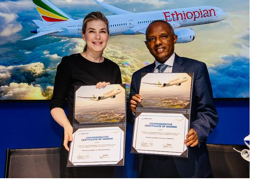 Ethiopian Signs 787 Landing Gear Exchange Agreement With Boeing Ethiopian Signs 787 Landing Gear Exchange Agreement With Boeing