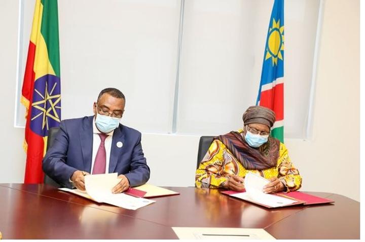 Ethiopia, Namibia Sign MoU to Scale Up Bilateral Ties Ethiopia, Namibia Sign MoU to Scale Up Bilateral Ties