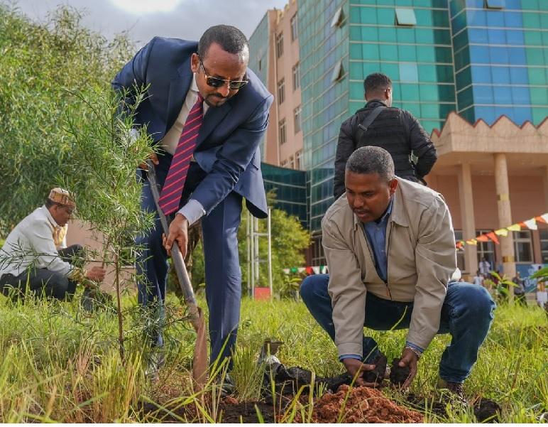 PM Abiy Leaves Green Legacy Footprint in Harar