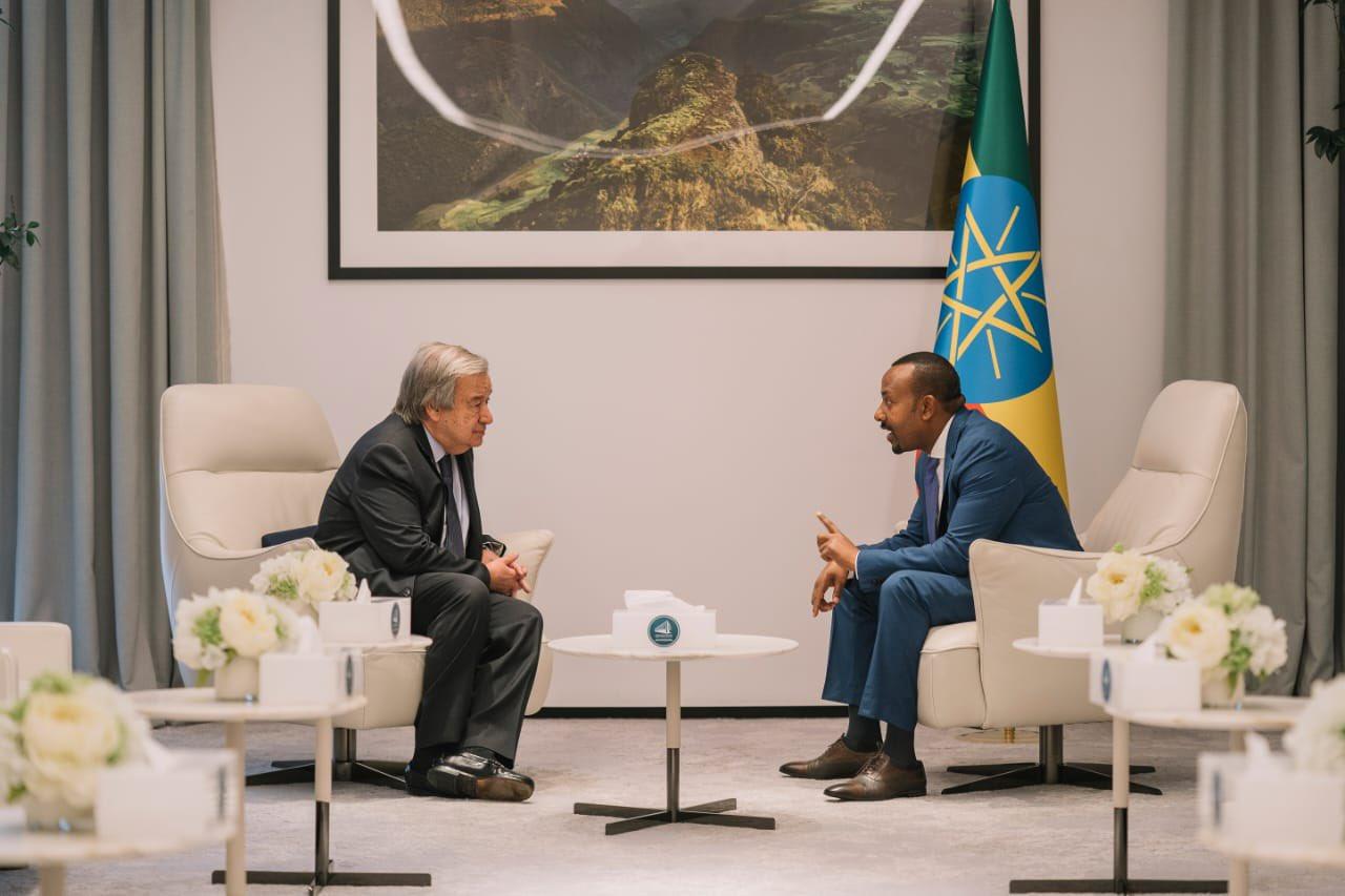 PM Abiy Holds Talks with UN Secretary-General Antonio Gutteres in Addis Ababa PM Abiy Holds Talks with UN Secretary-General Antonio Gutteres in Addis Ababa