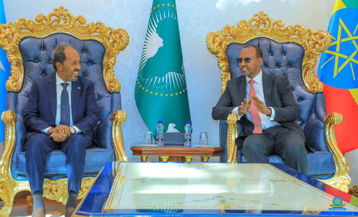 Somali President Arrives in Addis Ababa for Official Working Visit Somali President Arrives in Addis Ababa for Official Working Visit