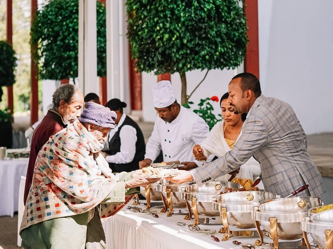 PM Abiy, First Lady Zinash Host Easter Meal for Elderly & Low Income Households PM Abiy, First Lady Zinash Host Easter Meal for Elderly & Low Income Households