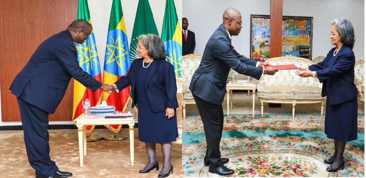 President Sahle-Work Receives Credentials of Eight New Ambassadors President Sahle-Work Receives Credentials of Eight New Ambassadors