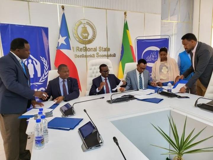 RRS, Somali Region, UN Refugee Agency Sign MOU to Strengthen Local Integration of Refugees in the Region RRS, Somali Region, UN Refugee Agency Sign MOU to Strengthen Local Integration of Refugees in the Region