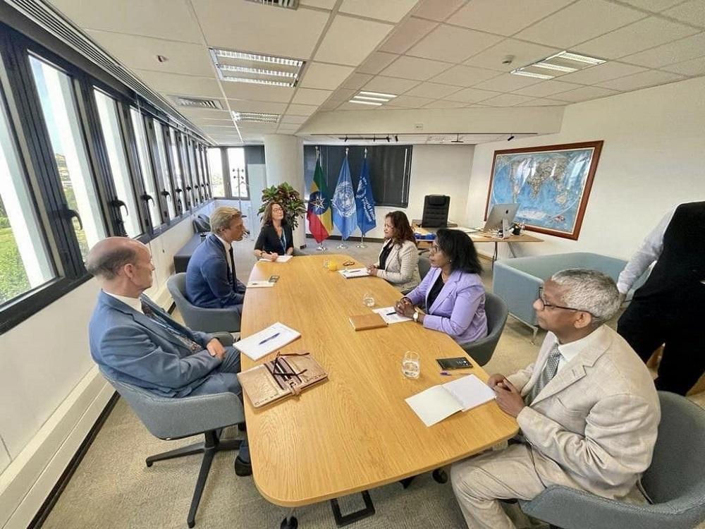 State Minister Birtukan Ayano Confers with WFP Vice President State Minister Birtukan Ayano Confers with WFP Vice President