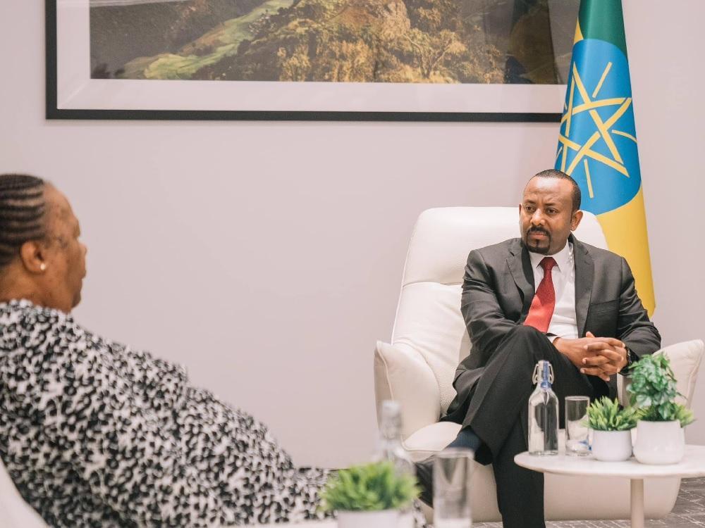 PM Abiy Holds Discussion With South African Foreign Minister PM Abiy Holds Discussion With South African Foreign Minister