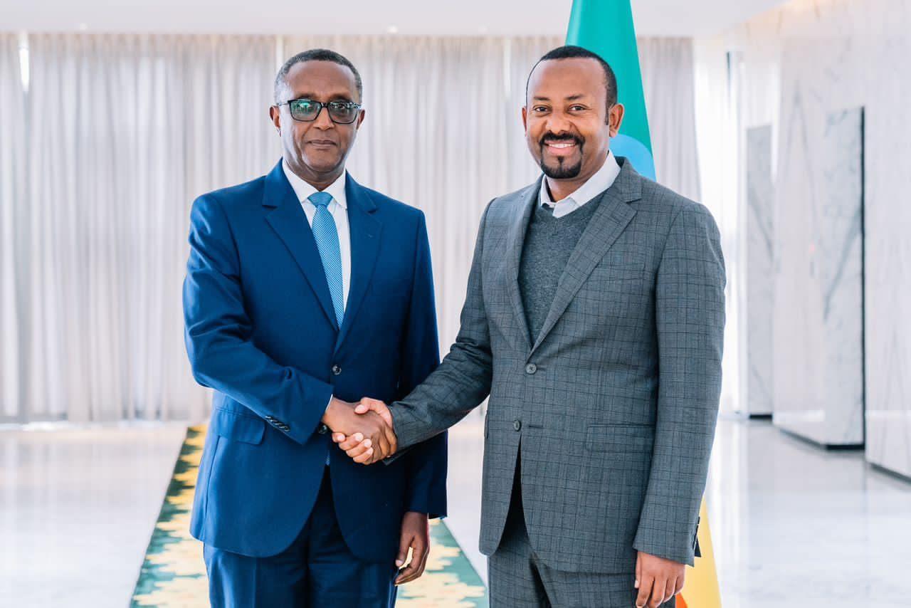 PM Abiy Confers with Foreign Affairs Minister of Rwanda PM Abiy Confers with Foreign Affairs Minister of Rwanda