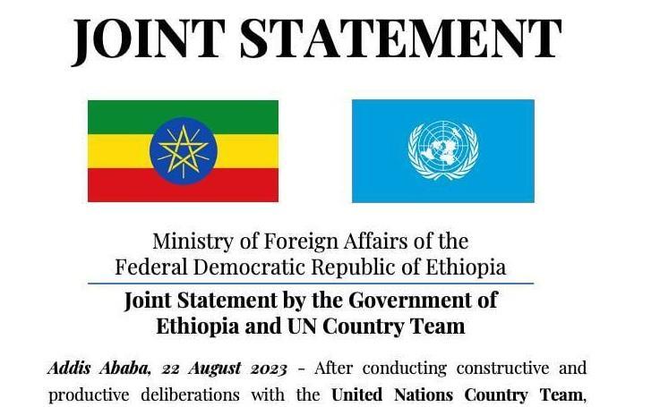Government of Ethiopia, UN Country Team Express Determination to Deepen Partnership Government of Ethiopia, UN Country Team Express Determination to Deepen Partnership