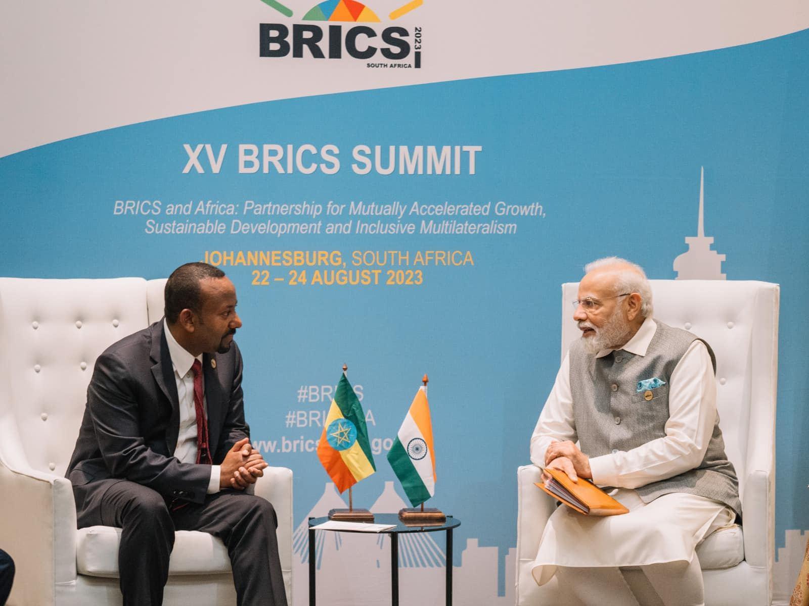 Leaders of Ethiopia, India Agree to Strengthen Bilateral Cooperation Leaders of Ethiopia, India Agree to Strengthen Bilateral Cooperation