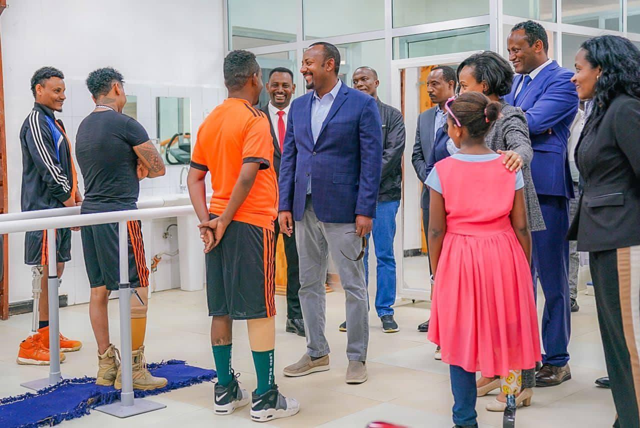 PM Abiy Inaugurates New Center for Ethiopian Prosthetic, Orthotic Service PM Abiy Inaugurates New Center for Ethiopian Prosthetic, Orthotic Service
