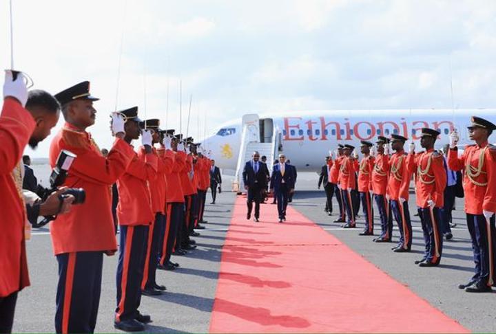 PM Abiy Arrives In Djibouti To Attend 41st Extraordinary Session Of ...