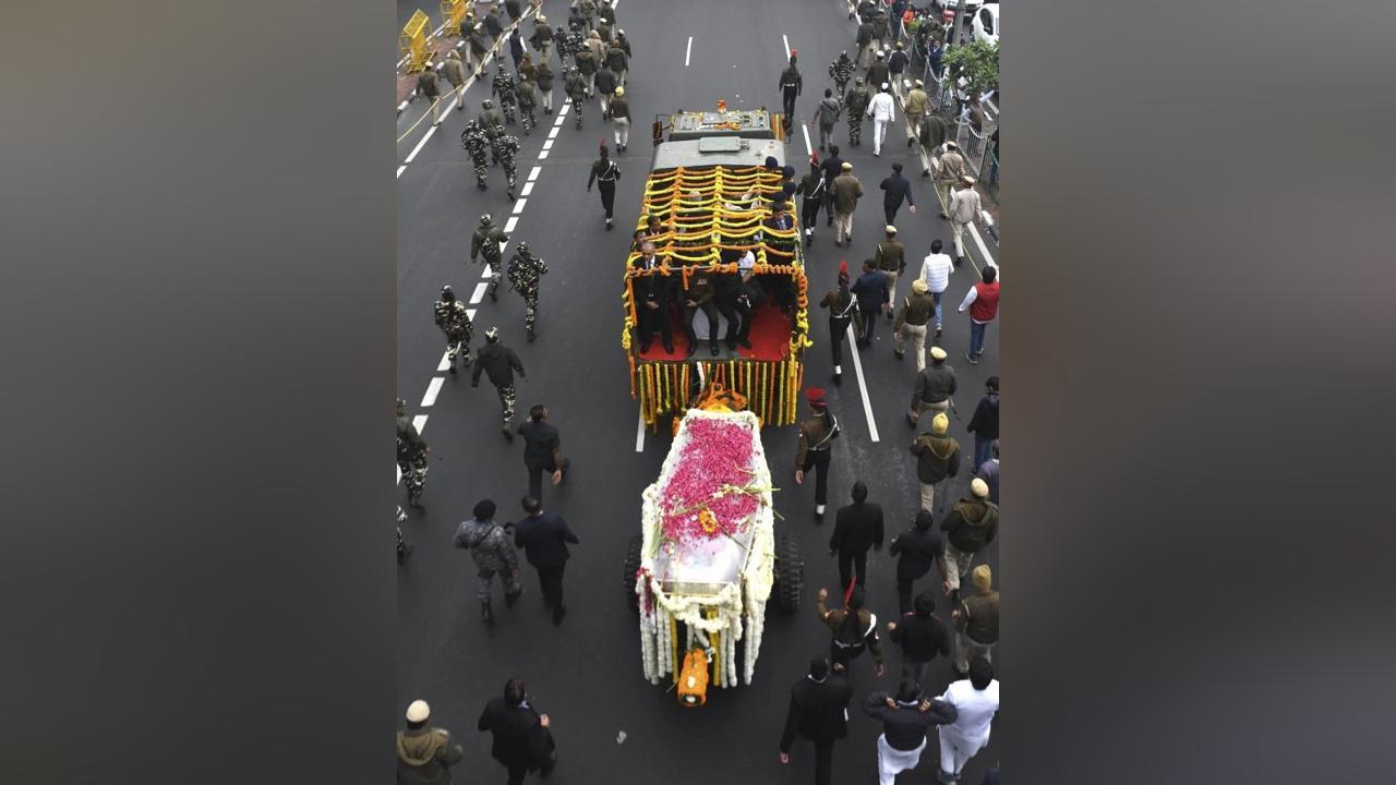 India Pays Tribute to Former Prime Minister Manmohan Singh at State Funeral India Pays Tribute to Former Prime Minister Manmohan Singh at State Funeral
