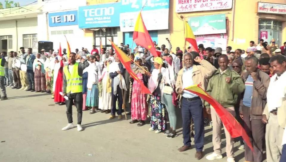 Former combatants, families of deceased fighters protest unfulfilled land allocation promises in Adigrat, Tigray Former combatants, families of deceased fighters protest unfulfilled land allocation promises in Adigrat, Tigray