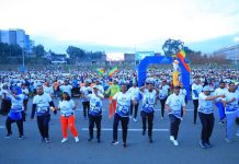 Addis Ababa Celebrates Completion of GERD with Mass Sports Addis Ababa Celebrates Completion of GERD with Mass Sports