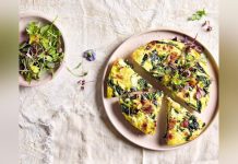 One-pan, fuss-free bacon and feta fritata One-pan, fuss-free bacon and feta fritata