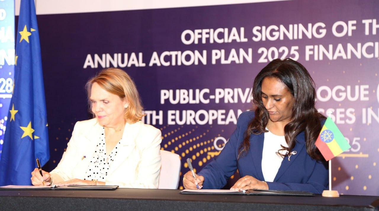 Ethiopia EU Sign 90 Million Euro Action Plan 2025 Ethiopia EU Sign 90 Million Euro Action Plan 2025