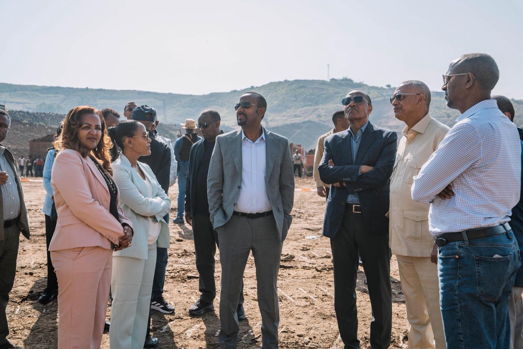 PM Abiy Reviews Megech Irrigation Project Progress PM Abiy Reviews Megech Irrigation Project Progress