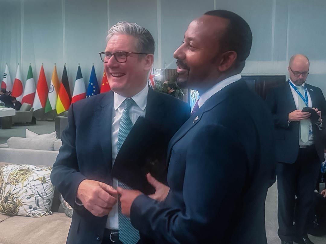 PM Abiy Ahmed and UK PM Discuss Bilateral Ties PM Abiy Ahmed and UK PM Discuss Bilateral Ties