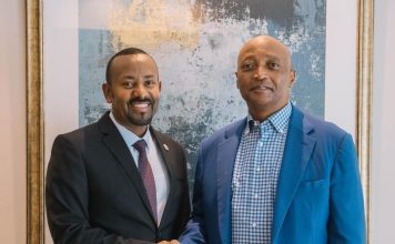 PM Abiy and CAF President Motsepe Discuss Football Partnership PM Abiy and CAF President Motsepe Discuss Football Partnership
