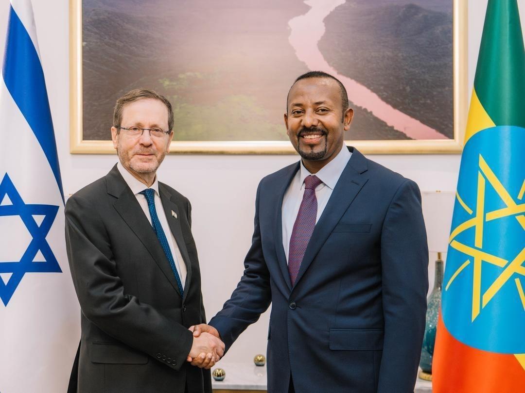 Abiy Discusses Relations with Israeli President Herzog Abiy Discusses Relations with Israeli President Herzog
