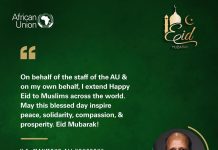 AU Commission Chairperson Calls for Unity and Peace AU Commission Chairperson Calls for Unity and Peace