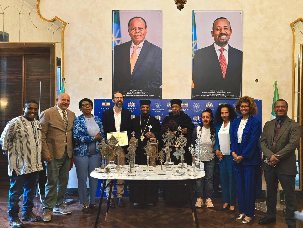 Ethiopian Collection of Sacred Ethiopian Crosses Returned from Italy Ethiopian Collection of Sacred Ethiopian Crosses Returned from Italy