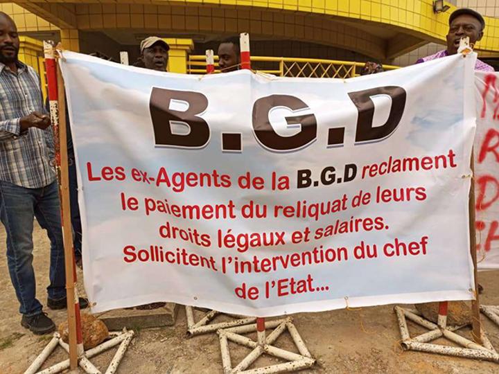 Gabon : Les anciens de la BGD en grève illimitée Gabon : Les anciens de la BGD en grève illimitée