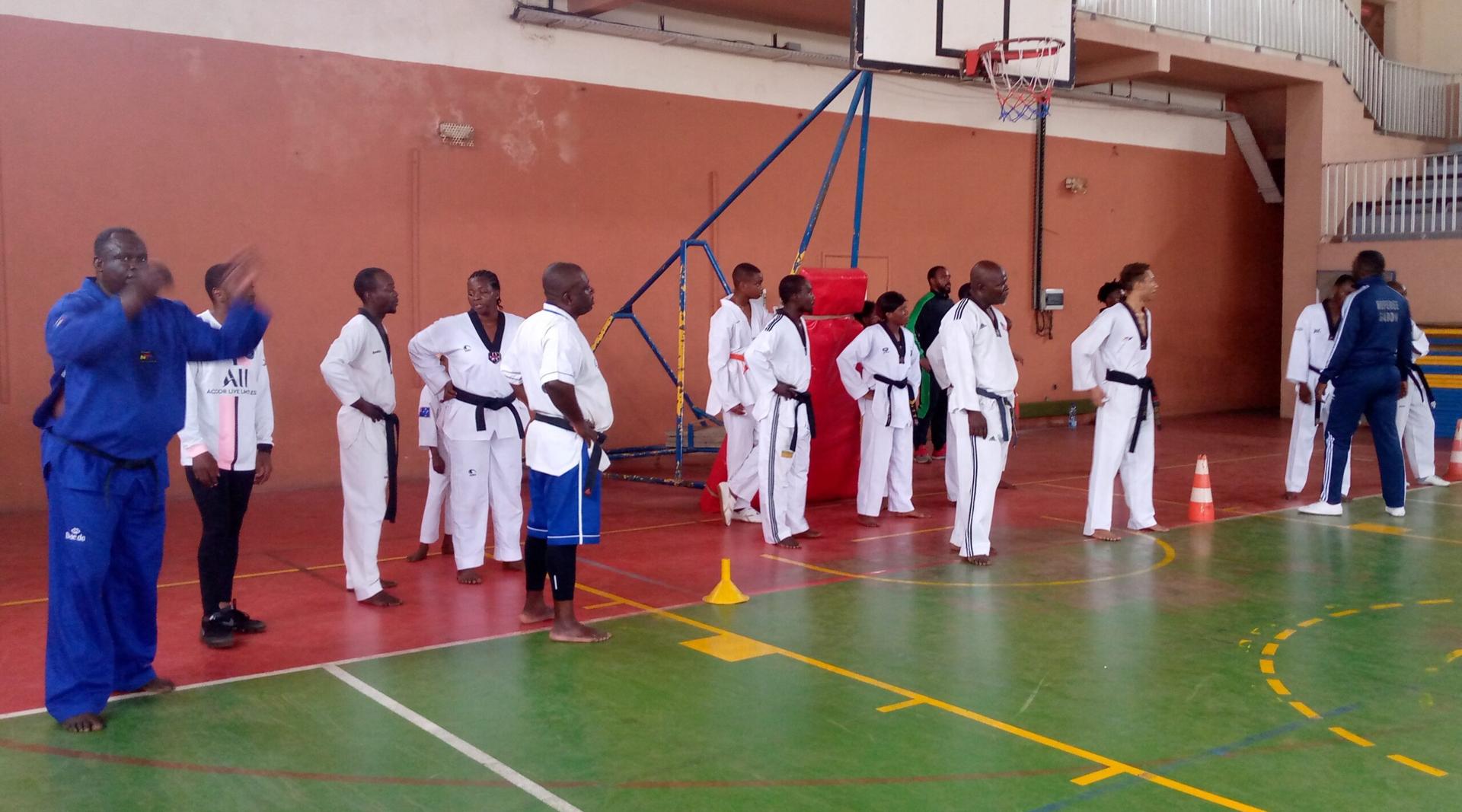 Les Taekwondoïstes de Port-Gentil en stage de perfectionnement de haut niveau