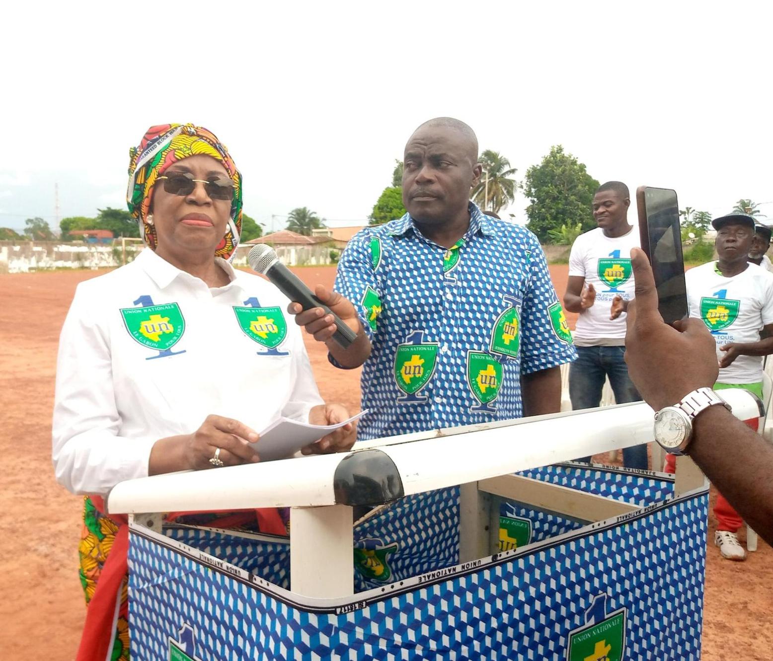 « Tout comme vous, je n’ai pas envie d’assister à un hold-up électoral, mobilisons-nous » (Paulette Missambo) « Tout comme vous, je n’ai pas envie d’assister à un hold-up électoral, mobilisons-nous » (Paulette Missambo)