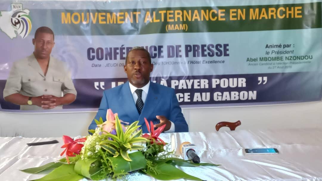 Abel Mbombe Nzondou appelle les gabonais à un grand rassemblement à Rio contre la concertation politique Abel Mbombe Nzondou appelle les gabonais à un grand rassemblement à Rio contre la concertation politique
