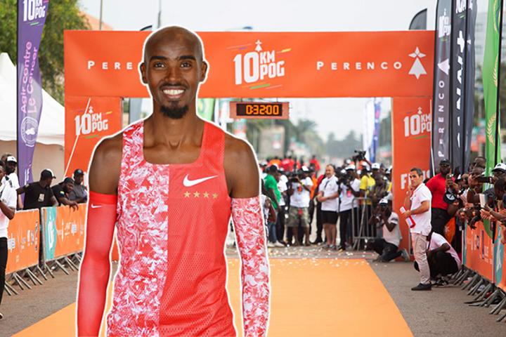 Athlétisme : Mo Farah arrive dans l’épreuve la plus rapide continent, le 10KM de Port-Gentil