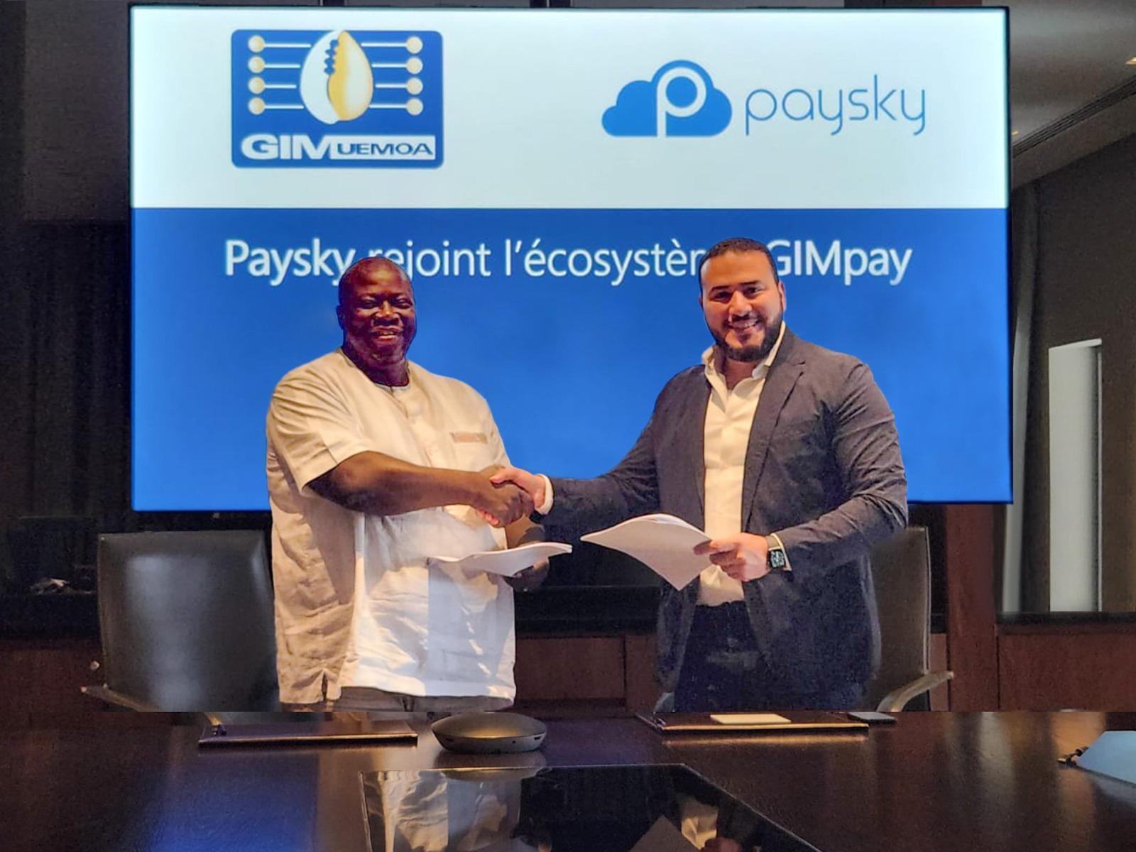 Afrique de l’Ouest : GIM-UEMOA s’associe à PaySky, pour révolutionner les services financiers Afrique de l’Ouest : GIM-UEMOA s’associe à PaySky, pour révolutionner les services financiers