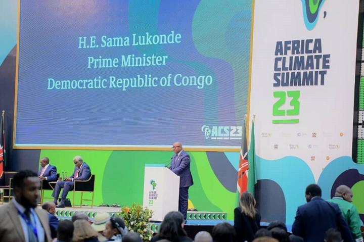Sommet africain sur le climat: au Kenya, Sama Lukonde plaide pour un accès équitable au financement Sommet africain sur le climat: au Kenya, Sama Lukonde plaide pour un accès équitable au financement