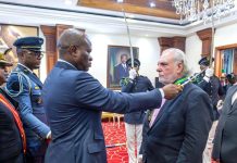 Oligui Nguéma Honore L’Ambassadeur D’Espagne Oligui Nguéma Honore L'Ambassadeur D'Espagne