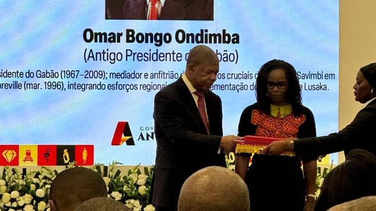 Omar Bongo Et Jean Ping Primés Par João Lourenço Omar Bongo Et Jean Ping Primés Par João Lourenço