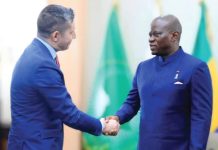 Oligui Nguéma Rencontre L’Ambassadeur D’Italie Oligui Nguéma Rencontre L'Ambassadeur D'Italie