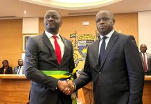 Pierre Matthieu Obame Etoughe Installé Maire de Libreville Pierre Matthieu Obame Etoughe Installé Maire de Libreville