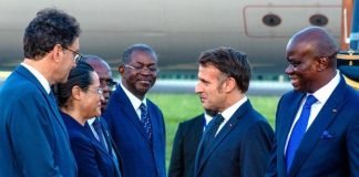 Macron Arrive à Libreville Pour Rencontrer Oligui Nguema Macron Arrive à Libreville Pour Rencontrer Oligui Nguema