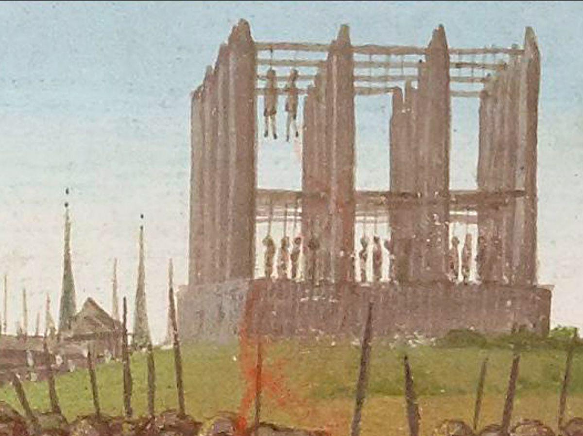 Gibet du 16e Siècle Découvert Sous l'Esplanade de Grenoble Gibet du 16e Siècle Découvert Sous l'Esplanade de Grenoble