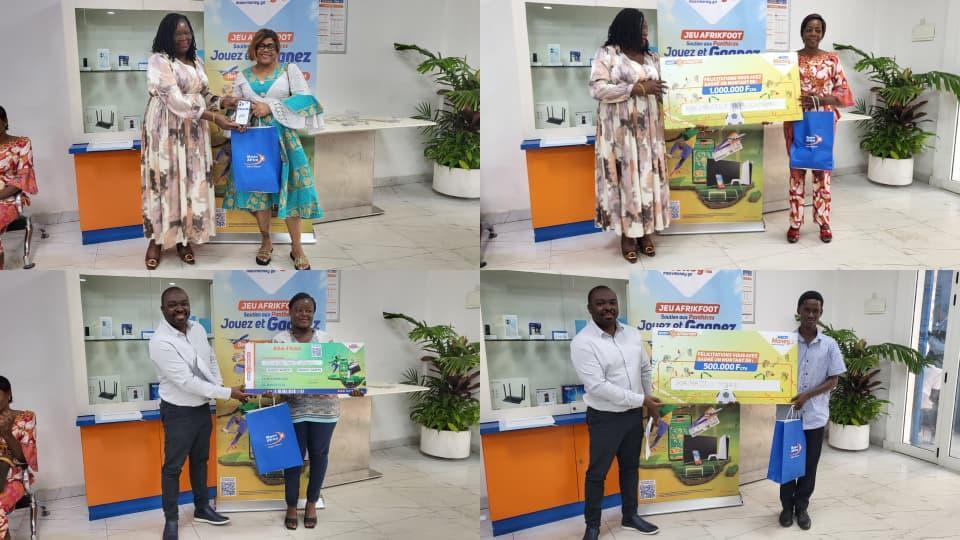 Moov Afrikfoot: Quatre Nouveaux Heureux Gagnants Moov Afrikfoot: Quatre Nouveaux Heureux Gagnants