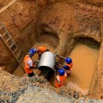 Réparation de Fuites sur Conduite DN 1000 à Ntoum Réparation de Fuites sur Conduite DN 1000 à Ntoum