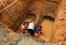 Réparation de Fuites sur Conduite DN 1000 à Ntoum Réparation de Fuites sur Conduite DN 1000 à Ntoum