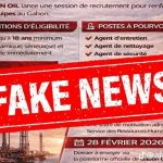 Gabon Oil Compagny: pas de Recrutements, Fake News Gabon Oil Compagny: pas de Recrutements, Fake News