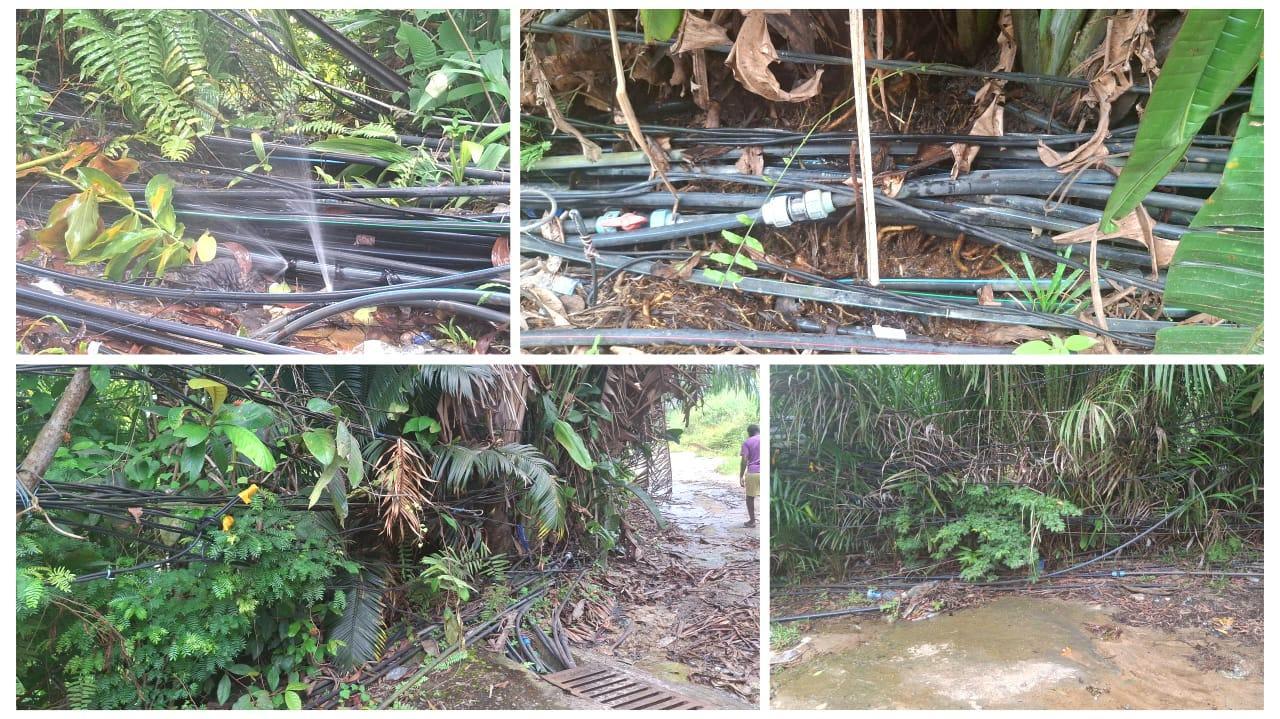 Fuites D'Eau À Mindoubé 3: Risques Pour Route Et Vie Fuites D'Eau À Mindoubé 3: Risques Pour Route Et Vie