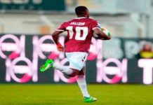 Lamin Jallow scores in Salernitana defeat against Spezia