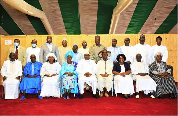 Hamat Bah putting on Teengadeh (Fulani straw hat) during the swearing in ceremony was misplaced. Representation matters, but context is key Hamat Bah putting on Teengadeh (Fulani straw hat) during the swearing in ceremony was misplaced. Representation matters, but context is key