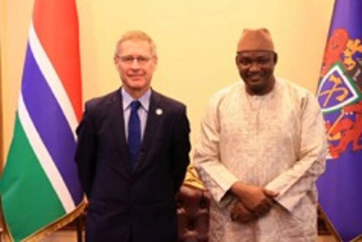 Barrow meets IFAD vice president on strengthening agriculture sector